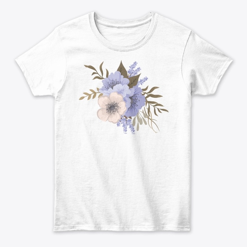 Realistic Blue Flower Design