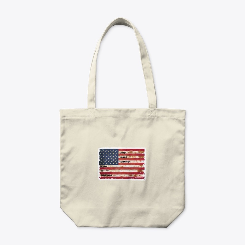 Duty Honor Country Flag - Organic Tote Bag - Organic Tote Bag - Organic Tote Bag - Organic Tote Bag