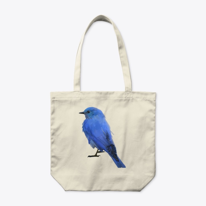small blue bird