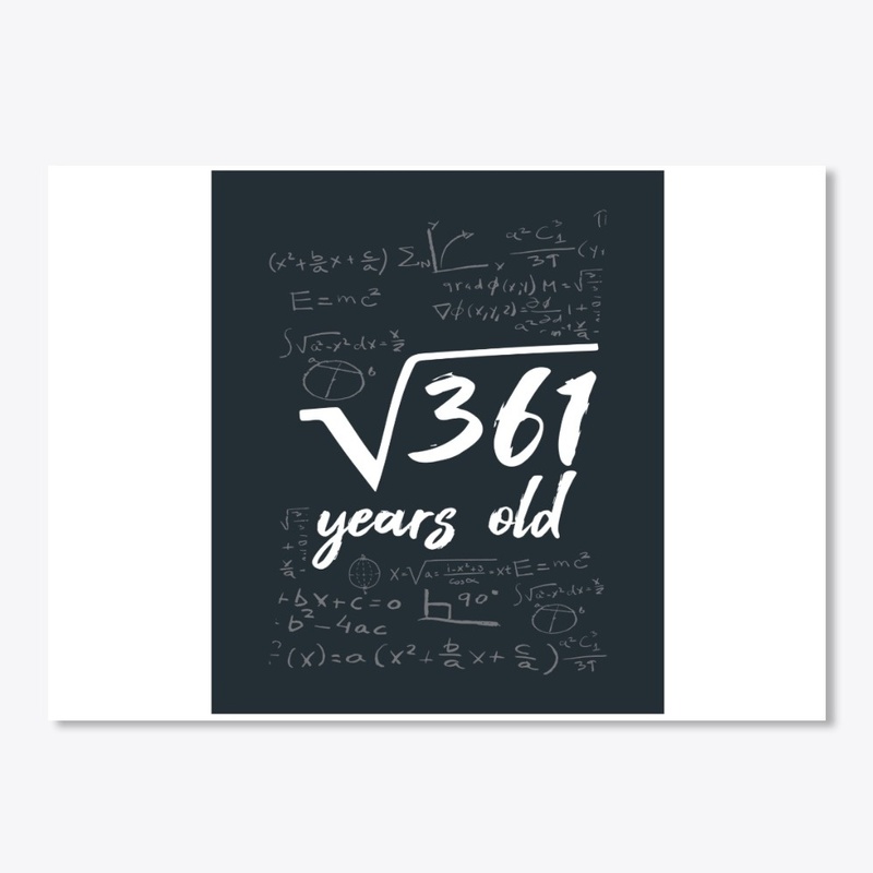 Math Birthday Formula Blackboard Shirt