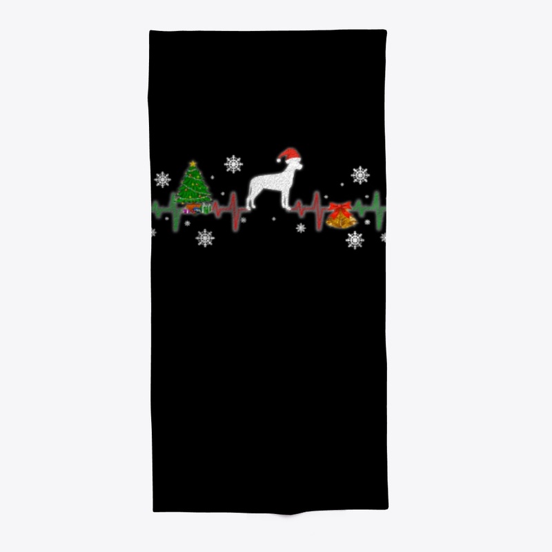 Great Dane Christmas Heartbeat Gift