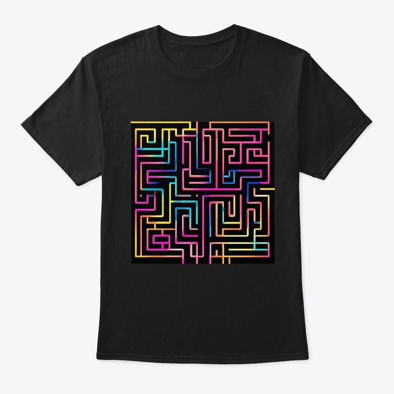 Neon Labyrinth: A Maze of Color