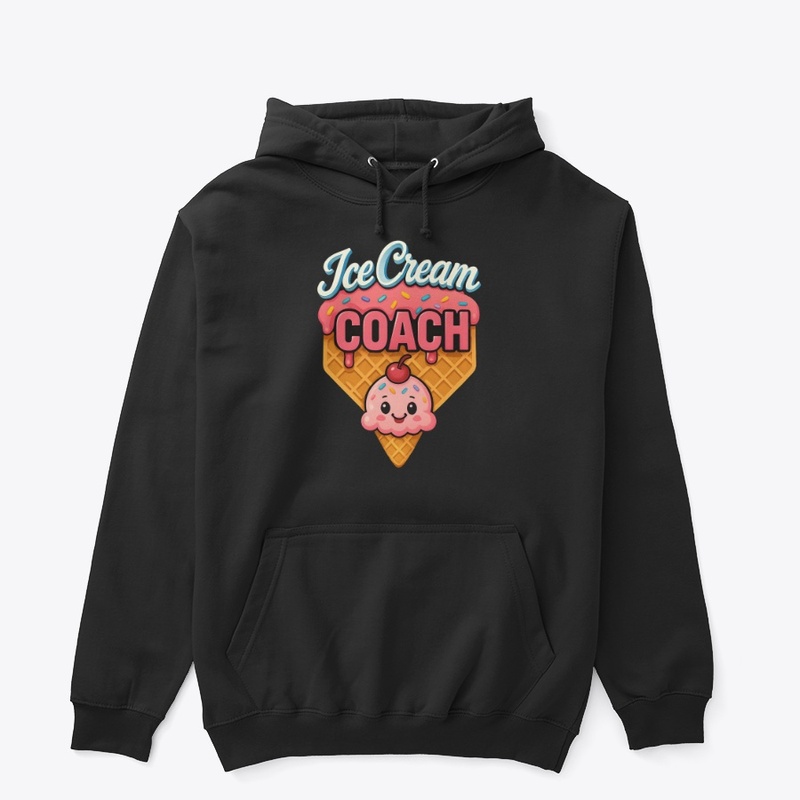Ice Cream Coach Cute Cartoon Graphic