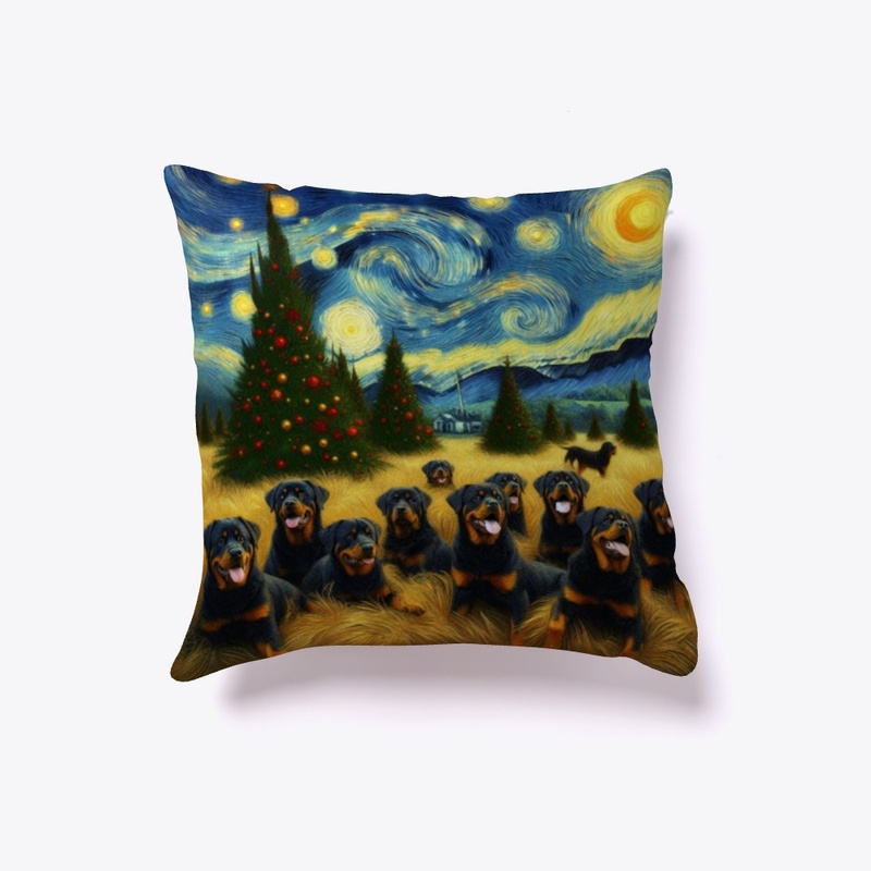 Christmas with Rottweilers