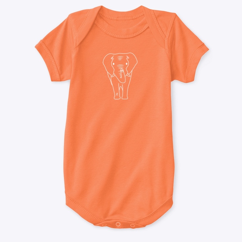 Classic Elephant Outline