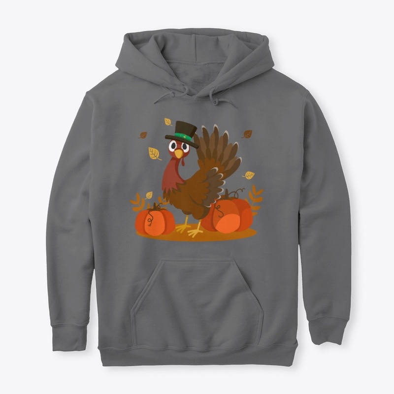 Thanksgiving Turkey and Pumpkin