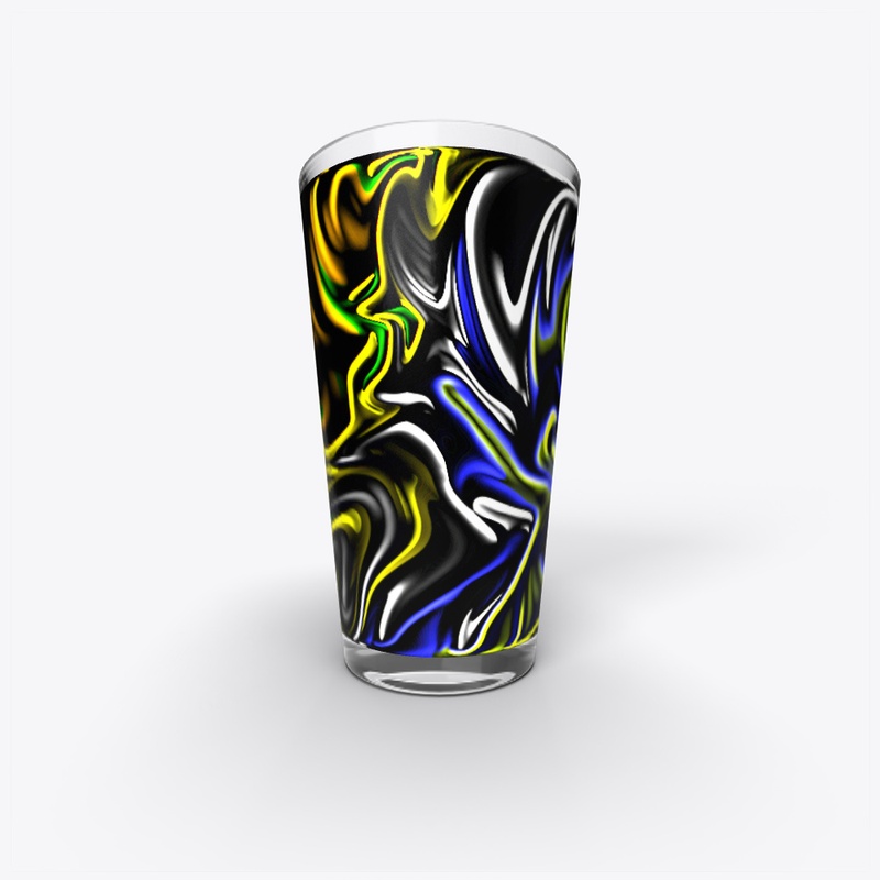 Colorful Beautiful swirl art design 