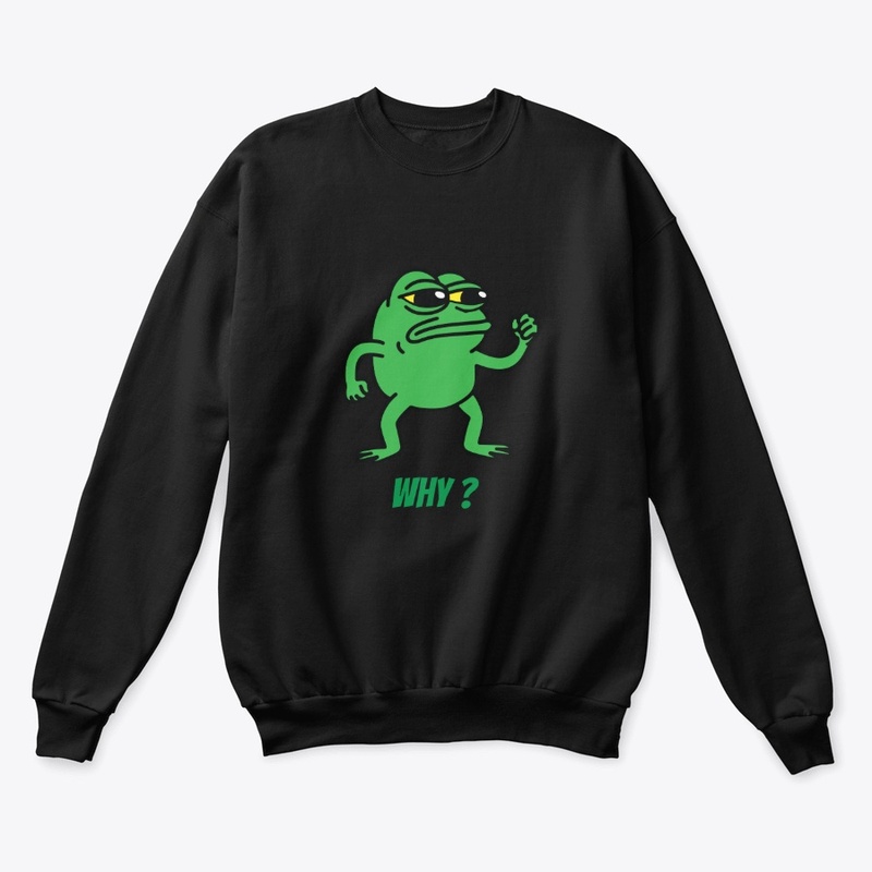Green Frog Why Pose