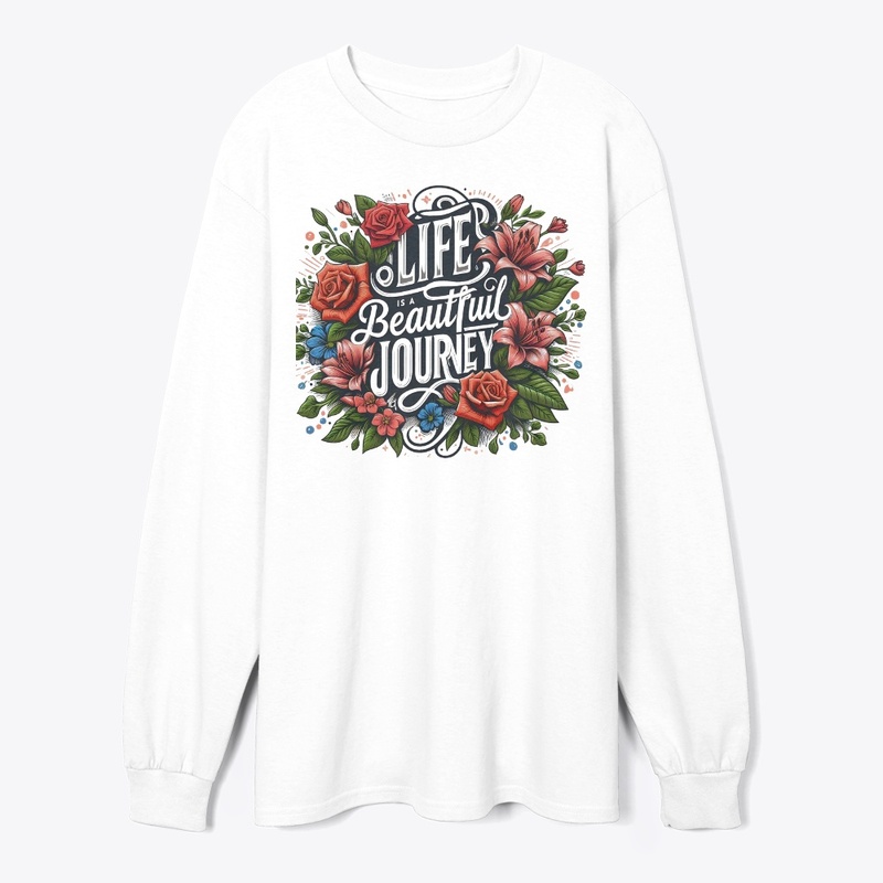 Beautiful Floral Typography Tshirt 