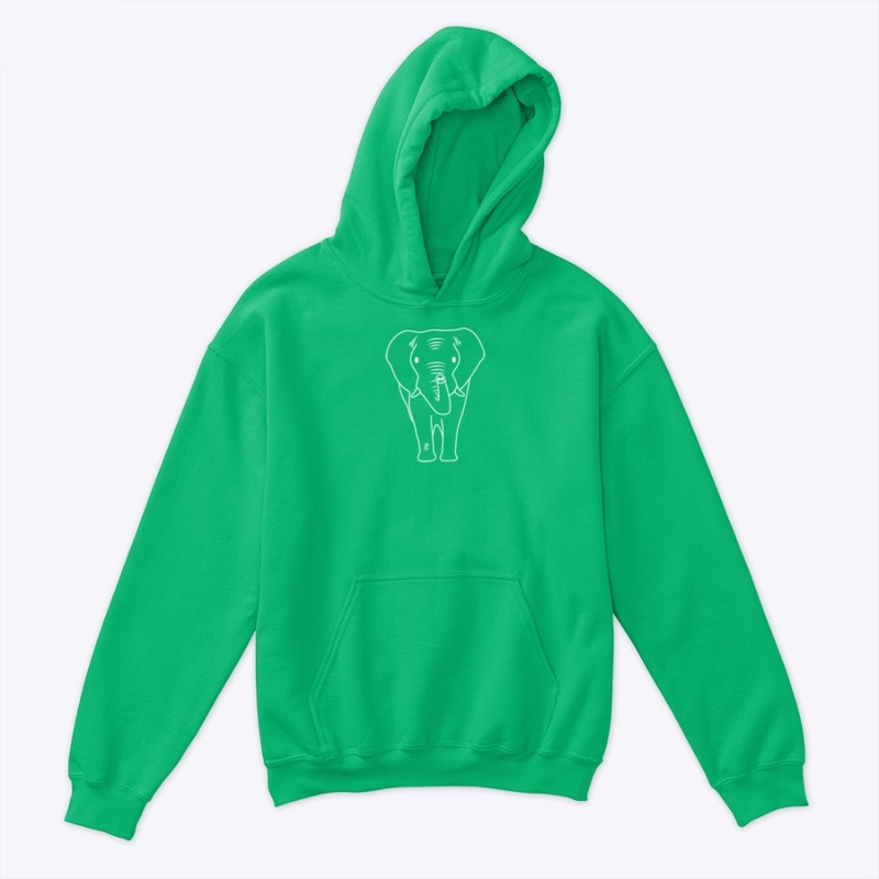 Classic Elephant Outline