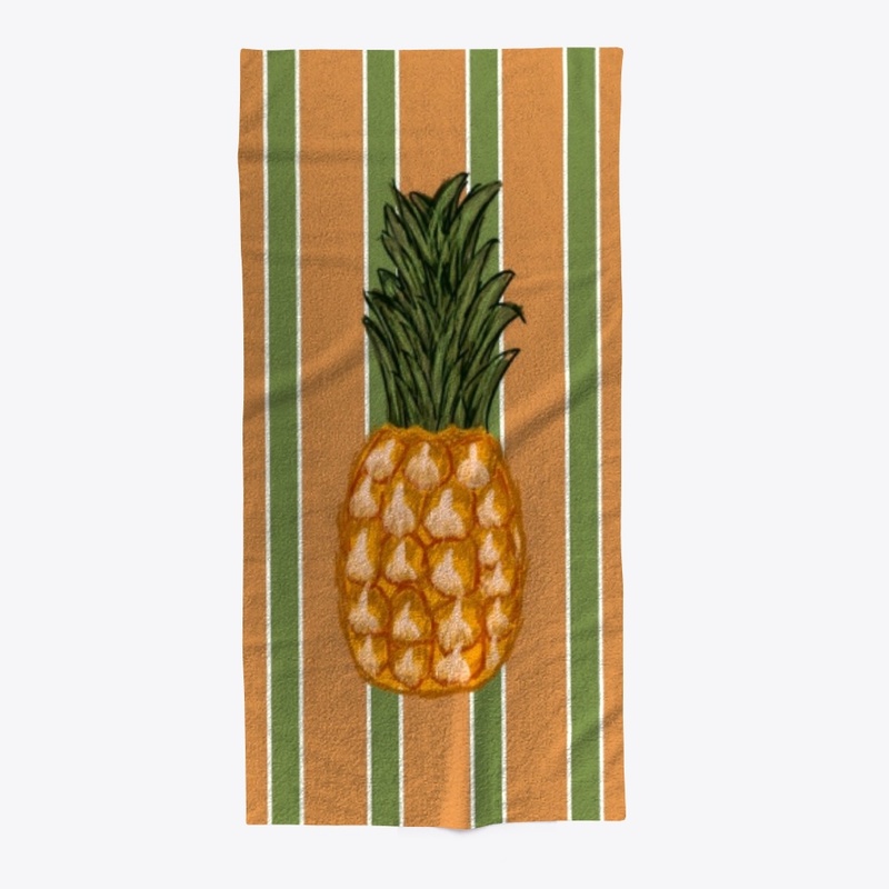 Pineapple on Fruit Striped Colors