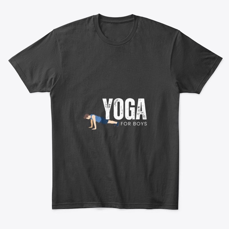 Yoga for boys creative design