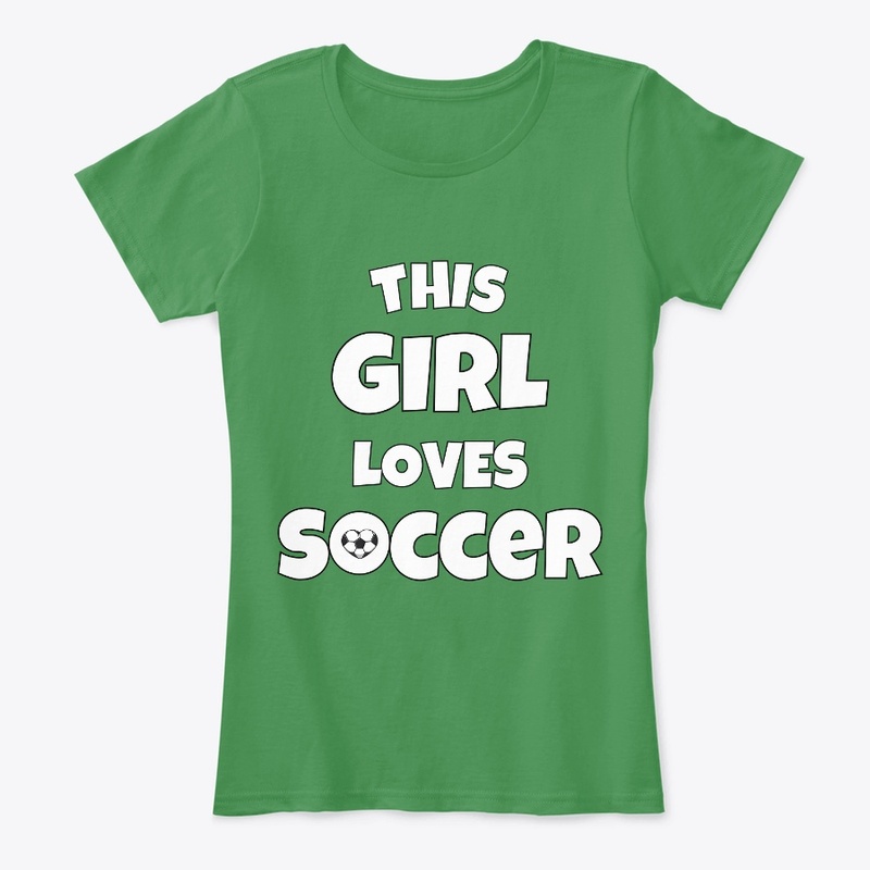 This girl loves soccer