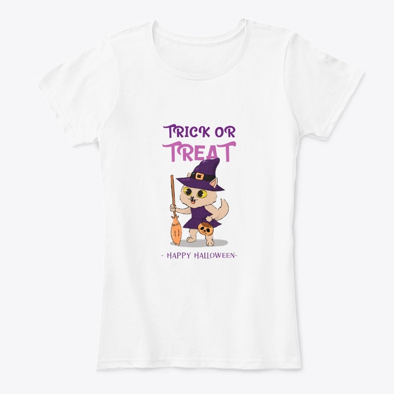 Trick or treat Kitty -  Halloween Design