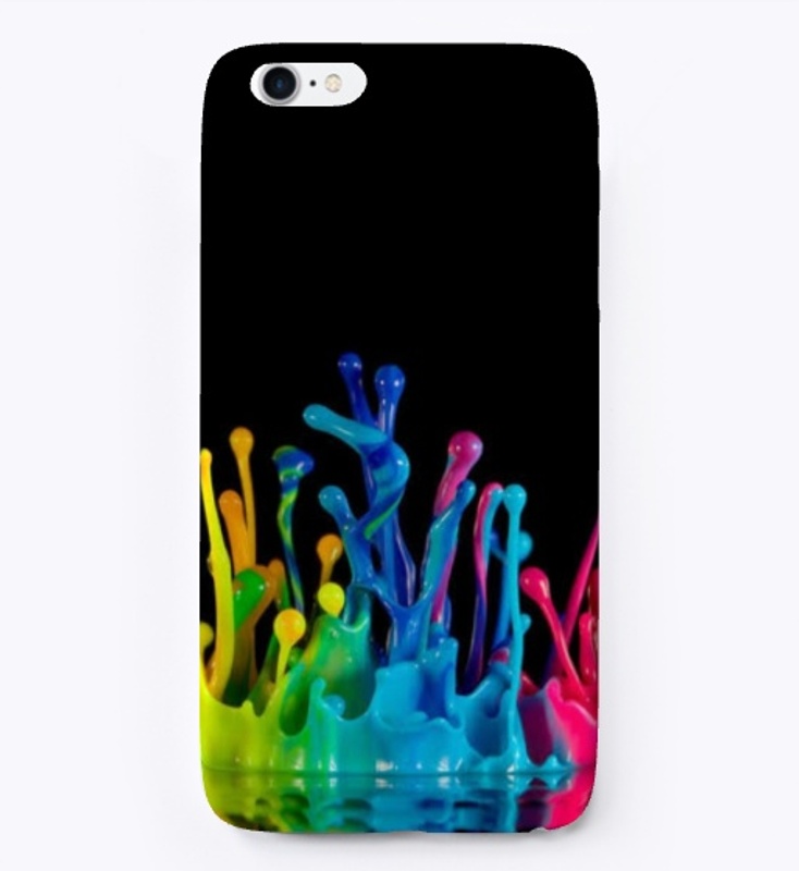 Black colourful case