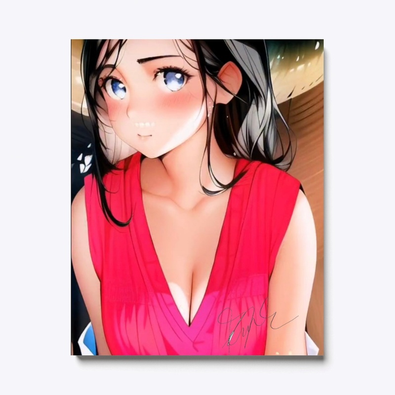 Anime Manga Themed Teen Girl