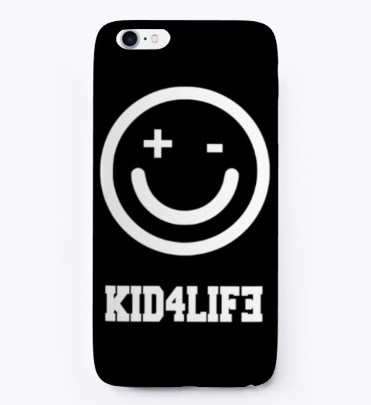 K4L BLACK iPHONE CASE WHITE LOGO