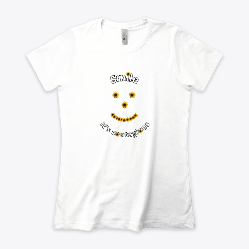 Smile_ It's Contagious/ Sunflower Tee