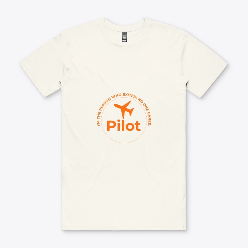 white Pilot t shirt