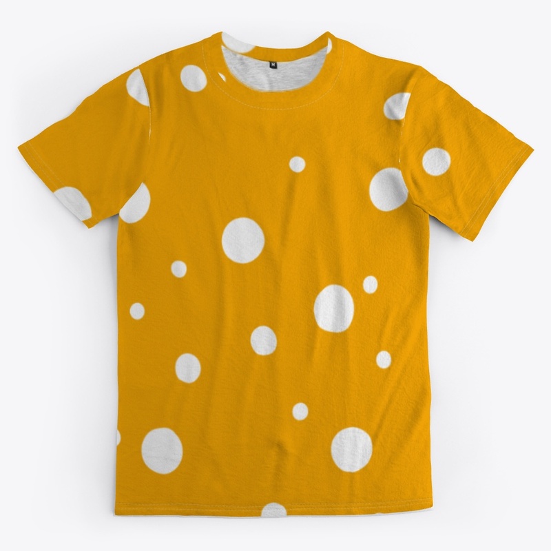 Minimalist White Dots on Summer Yellow