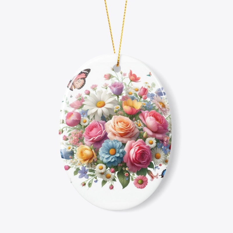 flowers and butterflies