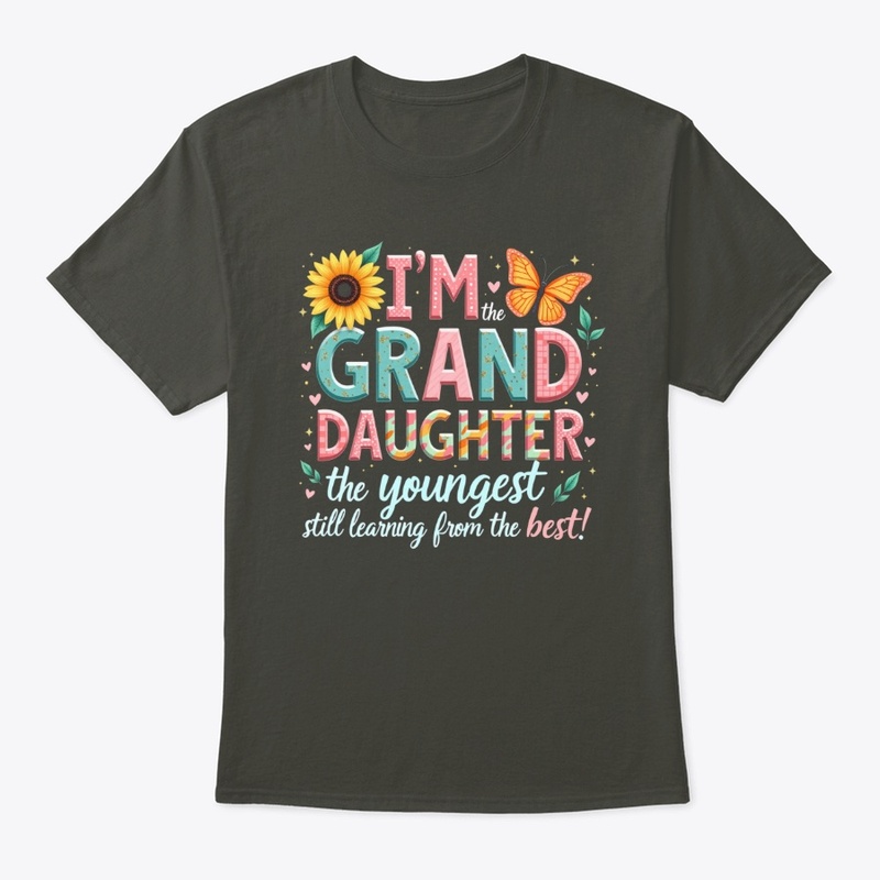 Funny Granddaughter Sunflower Butterfly