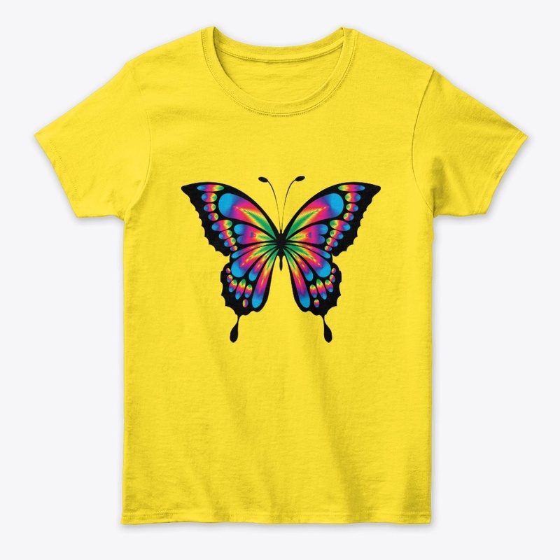Women's T-shirt : butterfly design