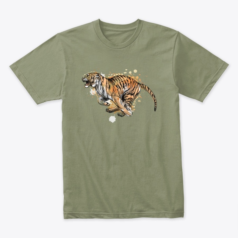 Tiger Slash Graphic Tee