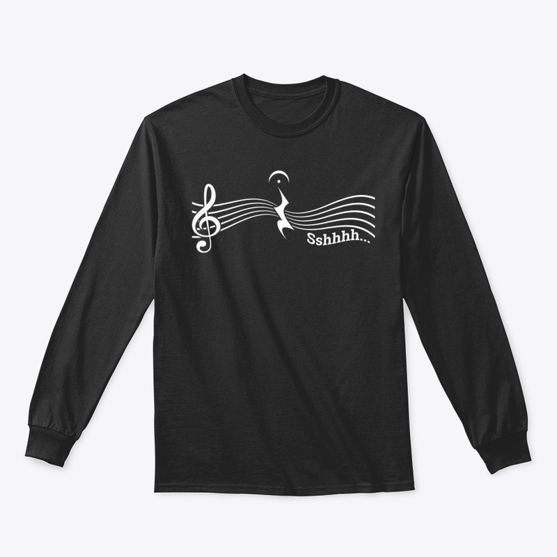 Shhh Funny Musical Note Quarter Rest (Si