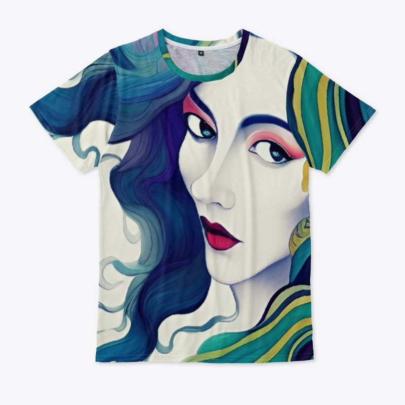 Painted girl