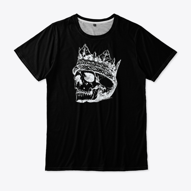 King skull with crown