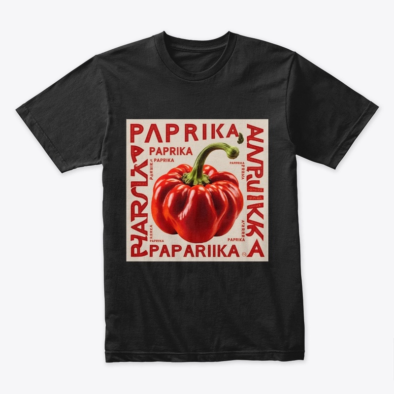 Paprika Typography| Bold Food Art Design