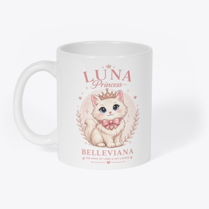 Luna Princess | Cute Cat Lover T-Shirt