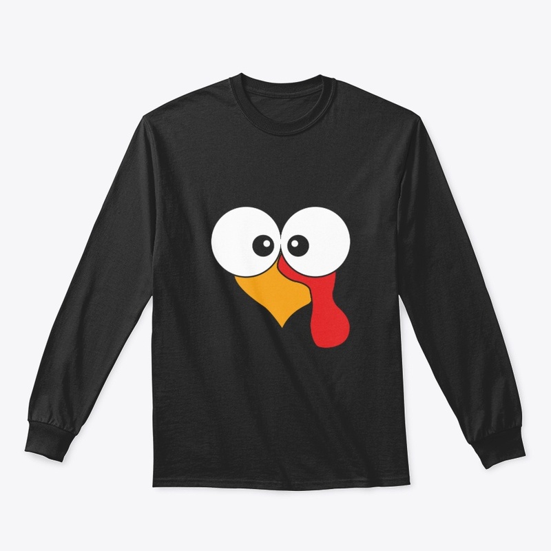 Silly Turkey Face Thanksgiving Shirt
