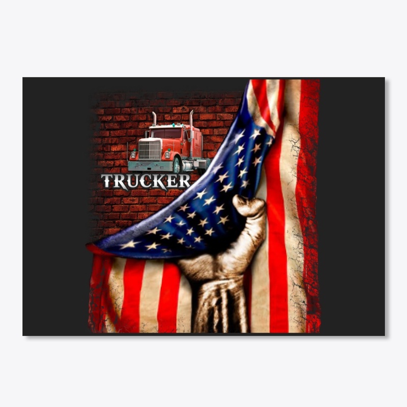 Proud American Trucker
