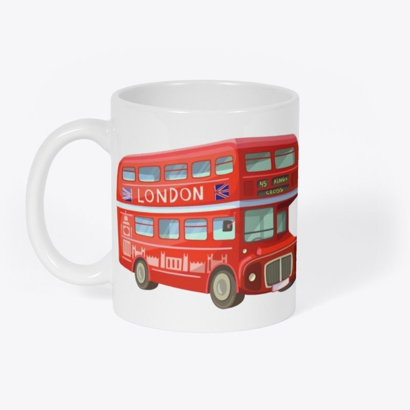 London bus mug