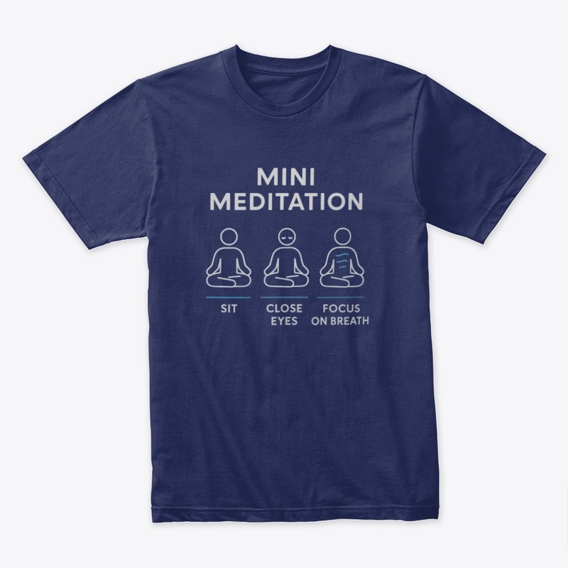 Mini Meditation Tee Design