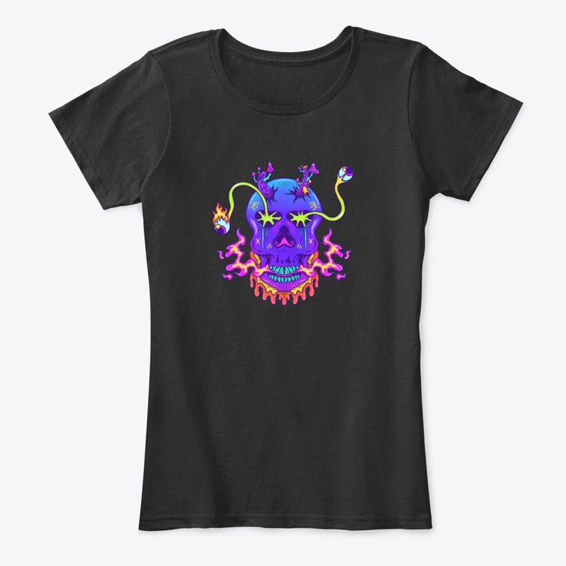 Psychedelic Skull T-Shirt