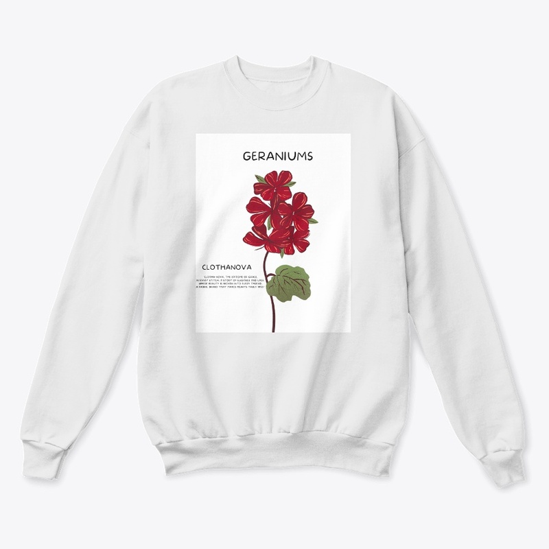  "Geraniums Rose Tee"