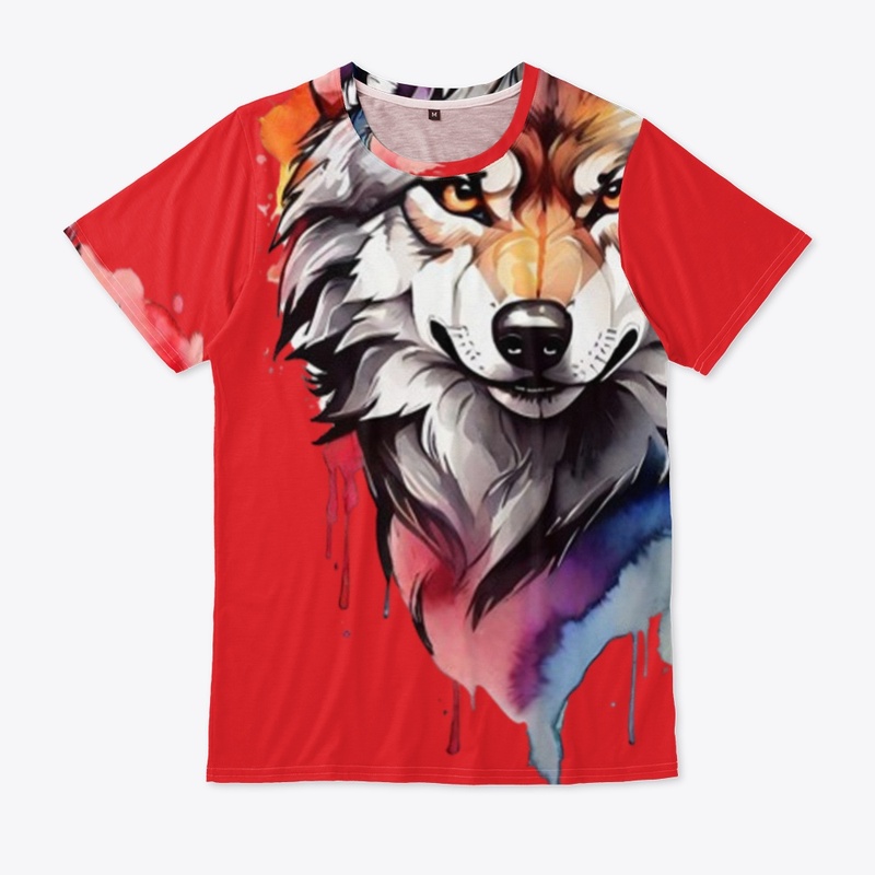 Ilustration wolf 3D