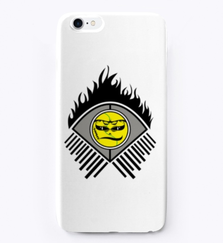yellow fire black ball