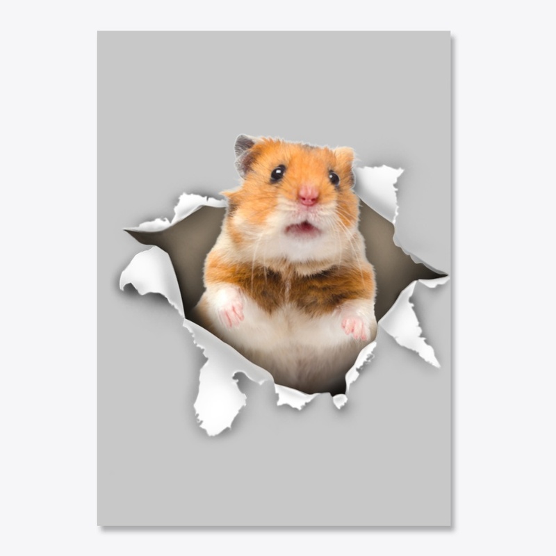 Hamster Torn Paper