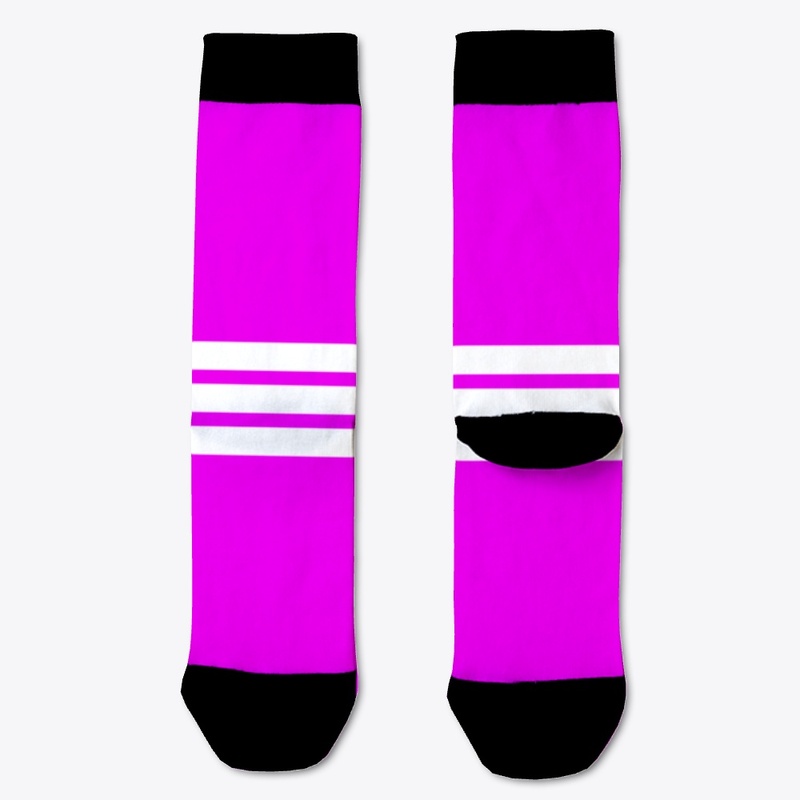 White Stripes On Pink