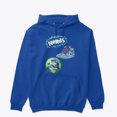 Nerds Run The 🌎 Royal T-Shirt Front