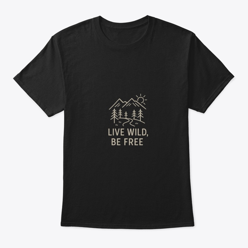 Live Wild Be Free Tee 💖😎