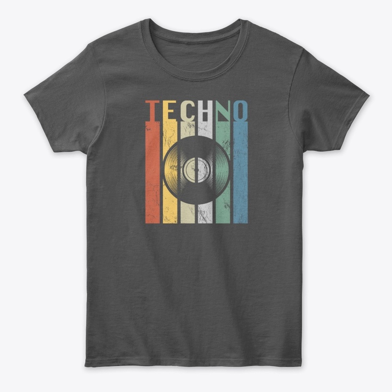 Techno Vintage Multicolor Stripes Vinyl