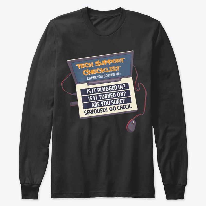 Computer Tech Support Checklist Gift