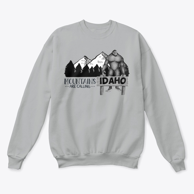 Hilarious and Silly Idaho Bigfoot Design