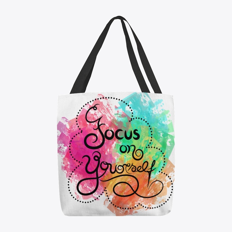 Art Lettering: "Focus On Yourself"