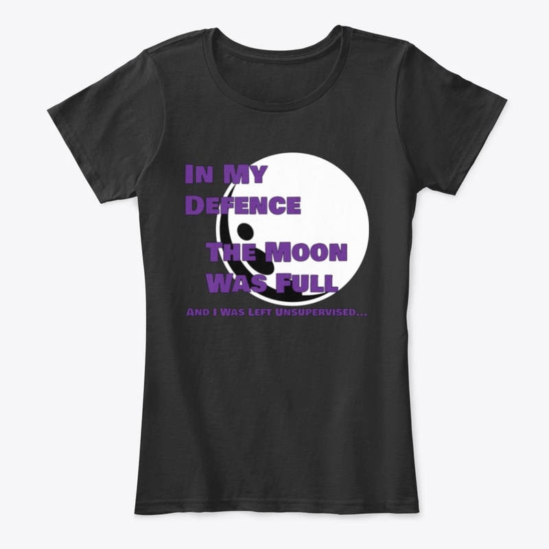 In My Defence - Purple Lettering 